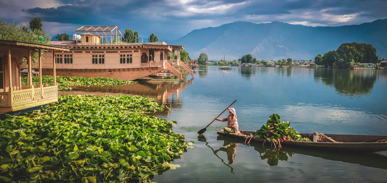 Kashmir mountains and valley